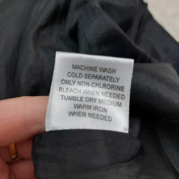 Vintage Episode Women's Black A Line Skirt Knee Length US 6 - Picture 8 of 8